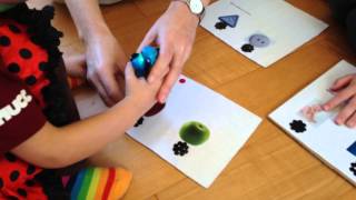 C tests Hot Dots Tots (she is 2.5 years old)