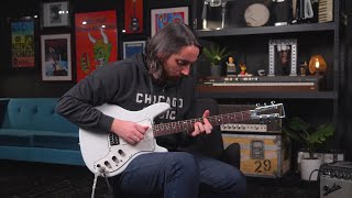 Travis Bean Designs TB500JG White w/OBEL System – Chicago Music