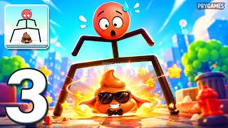 Mr Long Legs - Gameplay Walkthrough Part 3 - Stickman Long Legs Puzzle Run (Android, iOS)