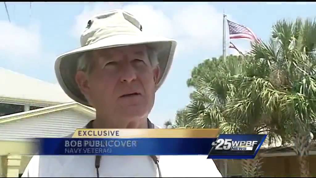 Tattered American flag replaced