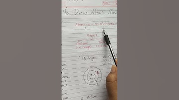 How to draw an atomic structure/ Class 7 Science/ Biology #biology #science #educationalvideo