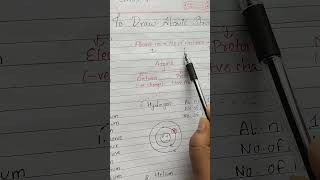 How to draw an atomic structure/ Class 7 Science/ Biology #biology #science #educationalvideo