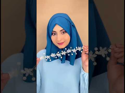 Eid special 🌛and Party wear Hijab style 🧕#hijab #hijabtutorial #2023 #viral #shorts