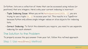 Solving the TypeError: list indices must be integers or slices, not tuple in Python