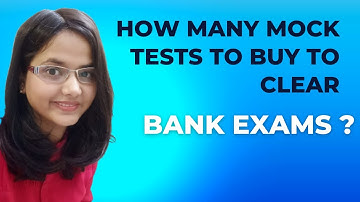 How Many Mock Test To Buy To Clear Bank Exams ?
