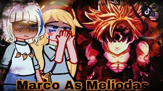 Star Vs. The Forces Of Evil React To Marco As Meliodas - Gacha React