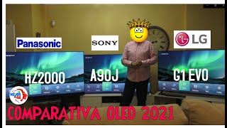 Lo Mejor En 4K Leoni Ruiz Videos Sony A90J vs LG G1 EVO vs Panasonic HZ2000 : Comparativa OLED 2021