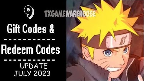 Naruto Endless Hero Update Redeem Codes | Gift Codes - update July 2023