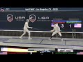 FINALS - Junior Men's Epee - Finals  (Chong v Bezrodnov) -April NAC - Los Angeles, CA - 2025