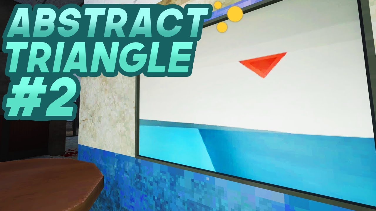 Abstract Triangle Painting Location 2 - Abiotic Factor