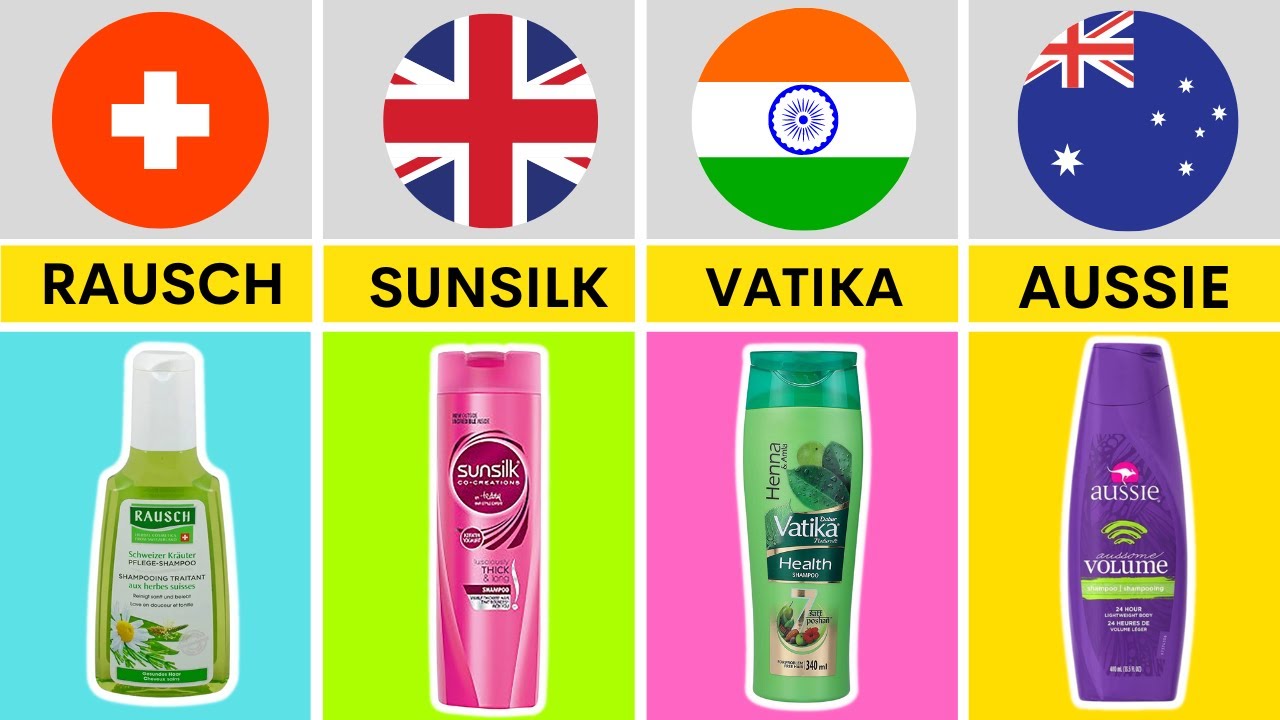 Shampoo from different countries YouTube