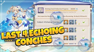 Last 4 Echoing Conches in Golden Apple Archipelago event map - genshin impact