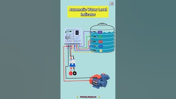 💧 Automatic Water Level Indicator for Home | Full Connection & Working Explained ✅#wiring#electrical