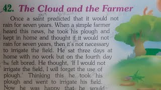 85|| The cloud and the farmer| English reading|vocabulary| translation| pronunciation||