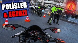 Şehi̇r Merkezi̇nde Muayenesi̇z Dolaştim Egzozsuz Bakişlar R6 Motovlog