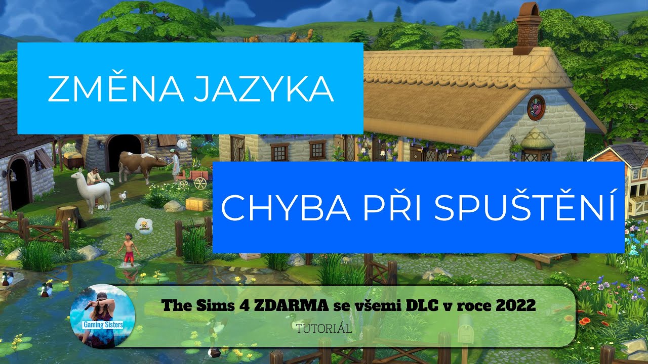 Jak v The Sims 4 změnit jazyk?