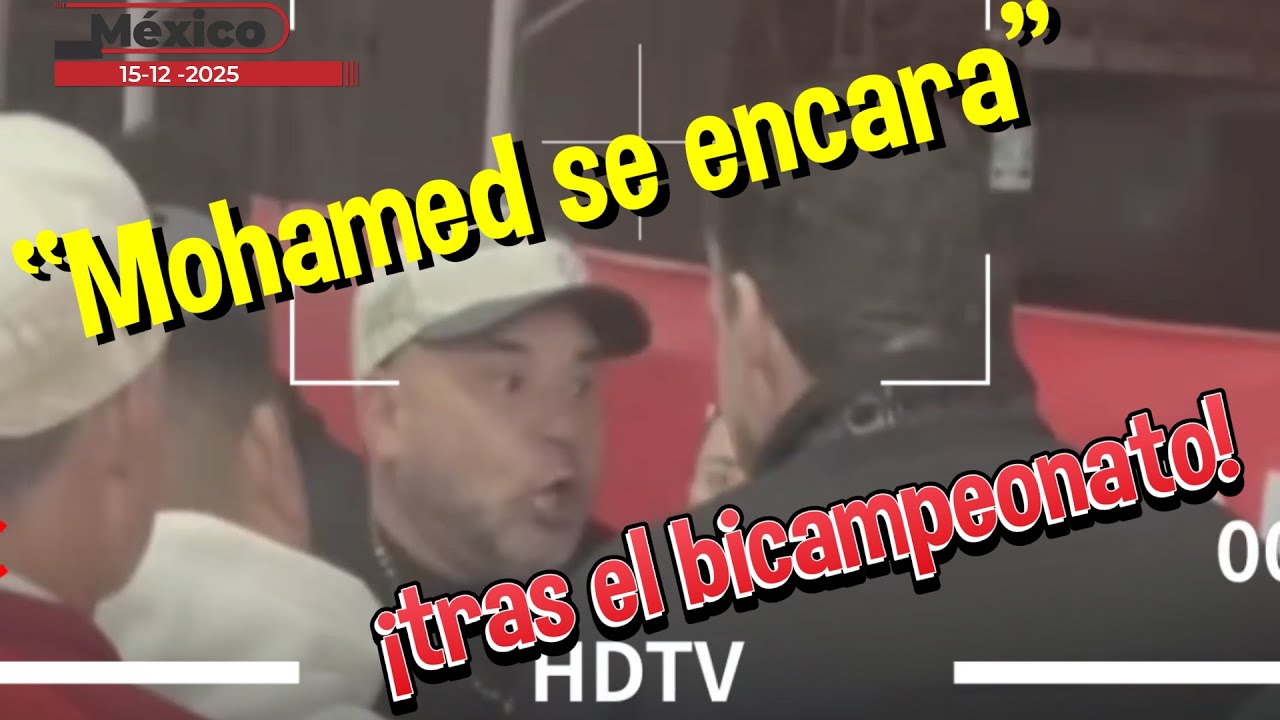 “Turco Mohamed y David Faitelson protagonizan momento TENSO tras el bicampeonato del Toluca”
