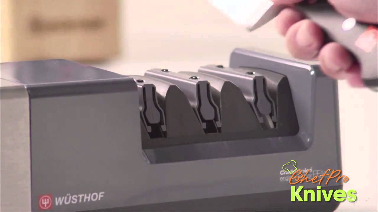 How to Use the Wusthof PEtec (Precision Edge Technology) Electric Sharpener  