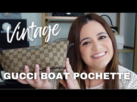 VINTAGE GUCCI BOAT POCHETTE  HOW MY OLDEST BAG HAS HELD UP AFTER