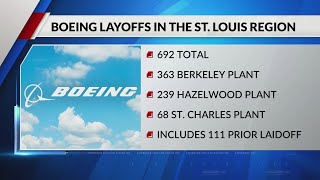 Boeing to lay off nearly 700 employees in Missouri