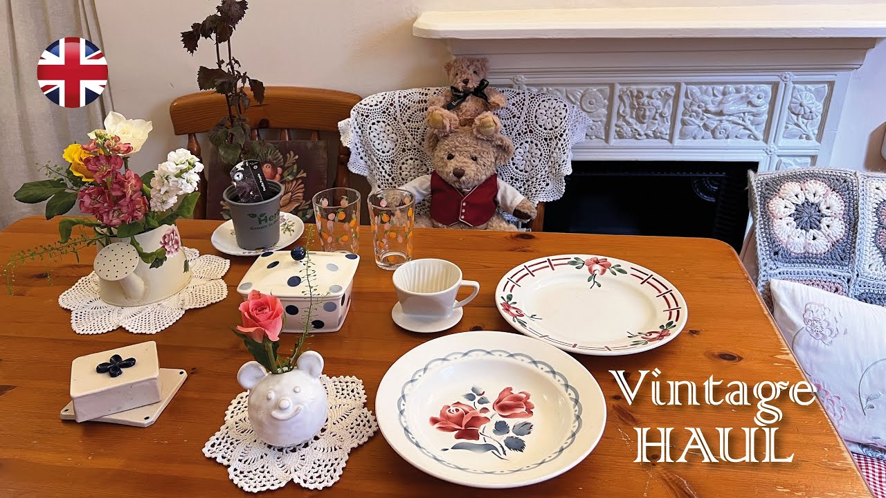 夏の蚤の市で見つけたお宝✨ キューガーデンズで花に癒される休日 | 購入品＆最近の幸せ朝ごはん