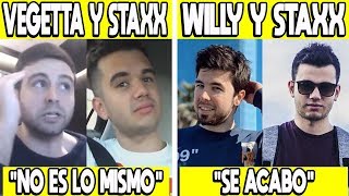 5 AMISTADES ROTAS DE YOUTUBERS | WILLYREX Y STAXX, VEGETTA Y STAXX Y MAS!