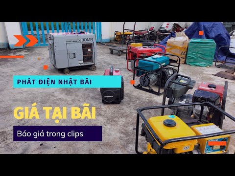 Video phát điện nhật bãi. máy dầu cách âm 3kw - máy phát... - youtube