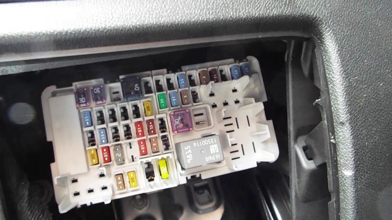 Chevy Malibu Fuse Location for Rear 120V AC Outlet - YouTube