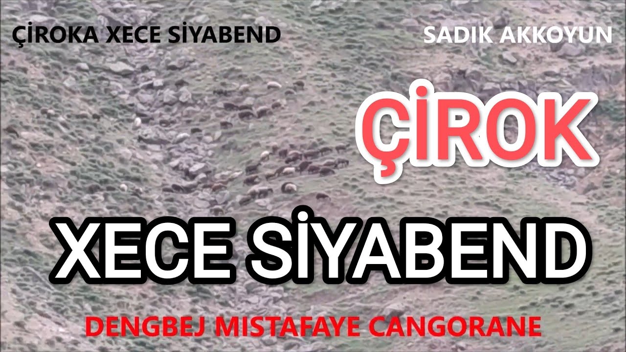 ÇİROKA XECE SİYABEND dengbej MISTEFAYE CANGORANE (türkçe açıklamalı)
