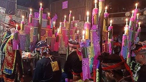 iu miền qoả tăng.lam lễ cấp sắc 3+7 đen của người dao đỏ /CLS TV/