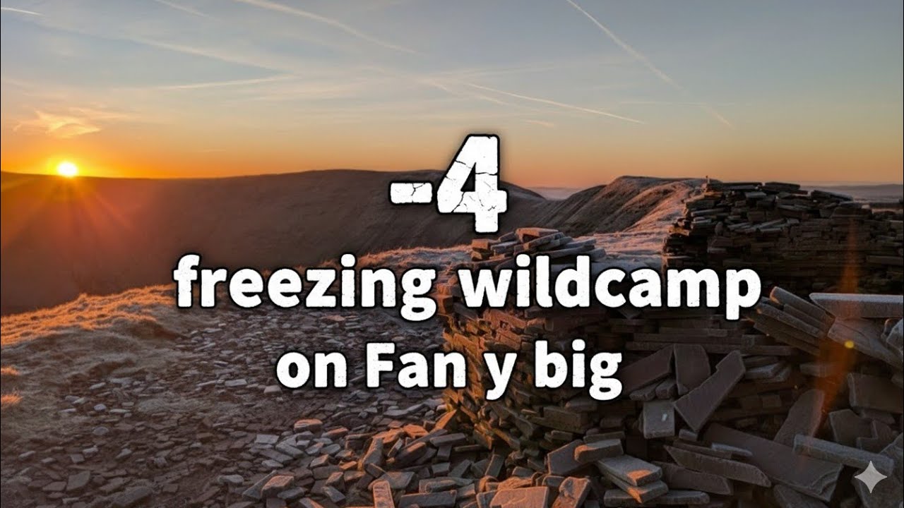 -4 freezing wild camp on top of Fan y big 