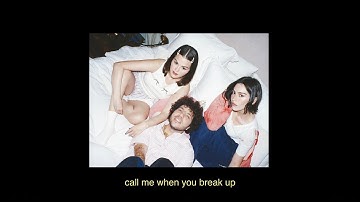 Selena Gomez, benny blanco - Call Me When You Break Up (with Gracie Abrams) - Acoustic (Lyric Video)