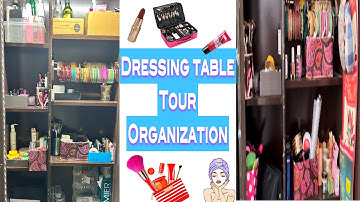 Dressing table tour / organization |how to organized dressing table | dressing table organised idea