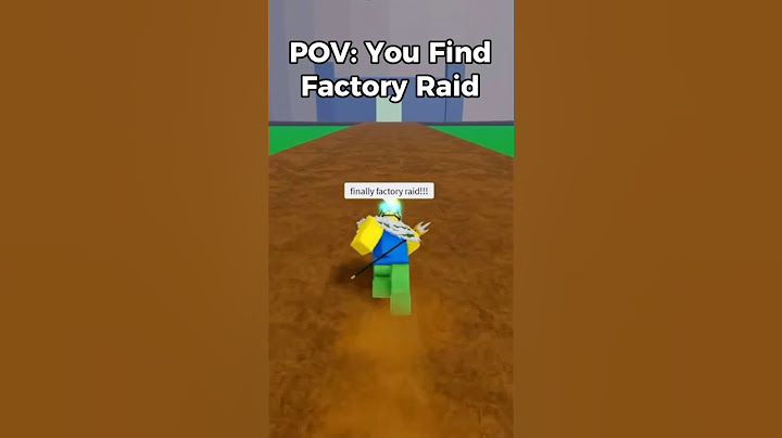 POV: You Find Factory Raid #bloxfruits #shorts #roblox