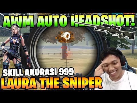 COBAIN AWM PAKE LAURA! SUMPAH GAK ADA OBAT NIH KARAKTER! - Garena Free Fire