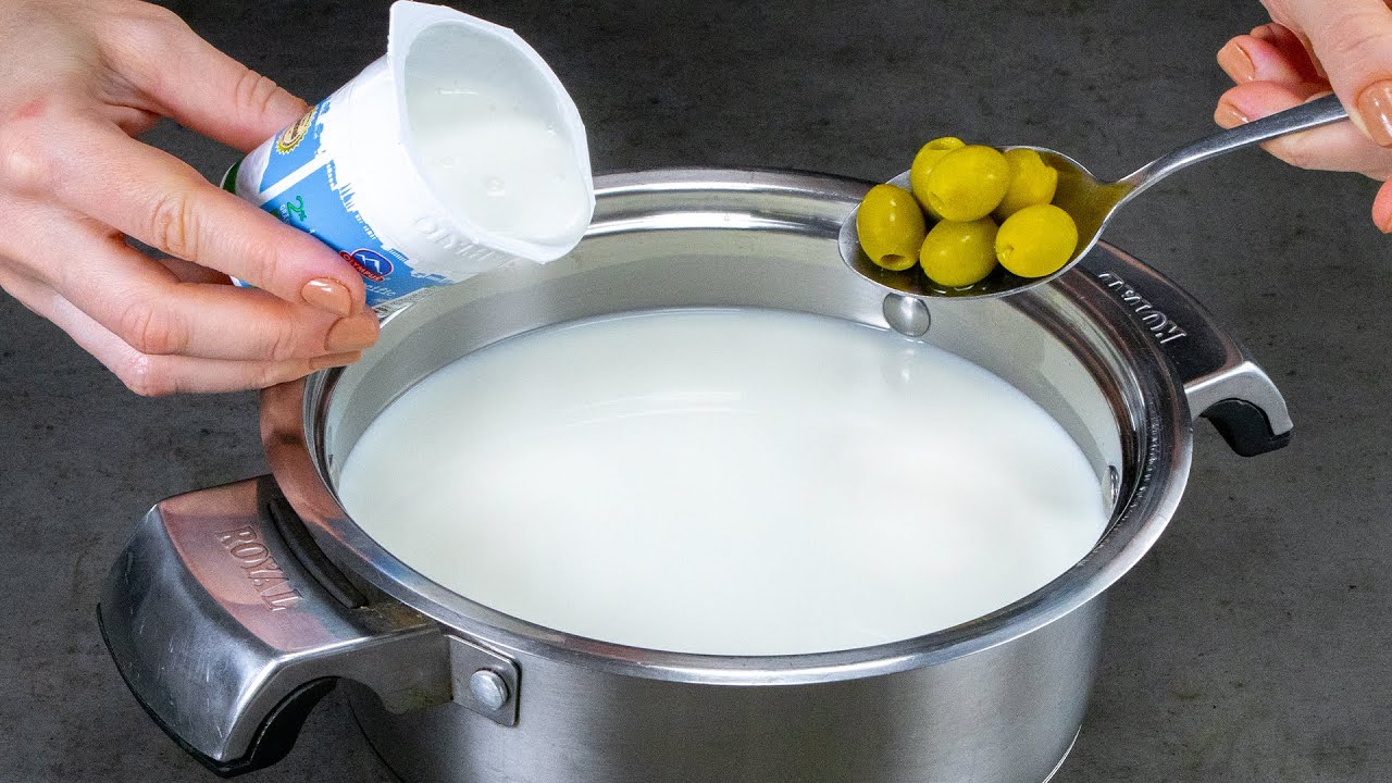 Comment préparer du fromage maison avec du lait, du yaourt et des