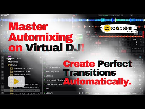 Master Automixing On Virtual Dj! Create Seamless Transitions Automatically | Iconiqq Tv