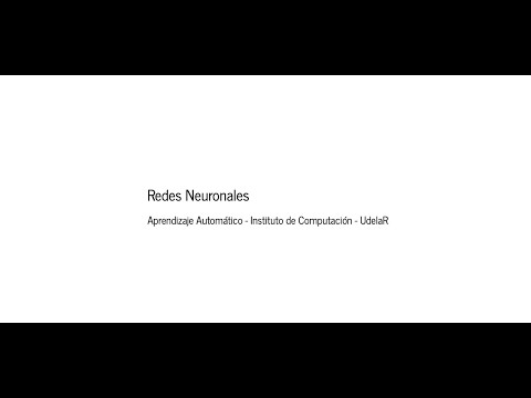 Redes Neuronales