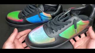 lv iridescent shoes