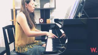 Video thumbnail of "Ozzy Osbourne “MR.CROWLEY” Randy Rhoads guitar solo arrangement to piano solo by ELSA."