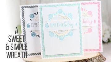 Sweet and Simple Unity + Gina K Wreath Builder Card