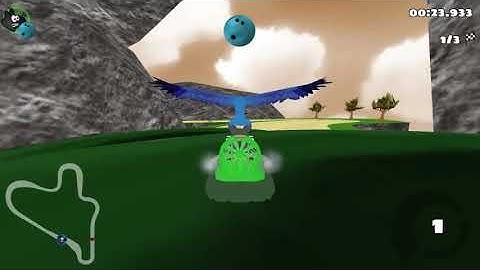 SuperTuxKart - I jumped too high in Bouncy Plungers