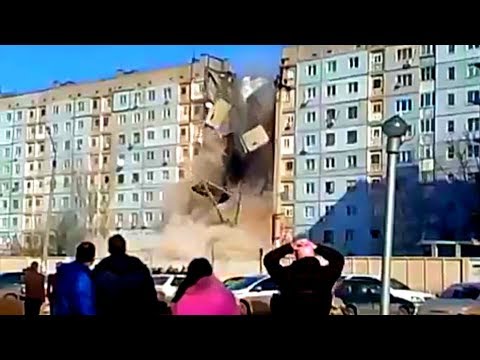 10 обрушений зданий, снятых на видео: причины и последствия