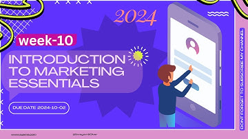 Introduction to Marketing Essentials Week 10 Assignment Answers | NPTEL July 2024 | Swayam Solvers