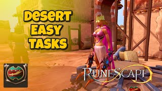 Desert Easy Tasks - Achievement Guide | Runescape 3