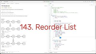 Reorder List - Leetcode 143 - Java
