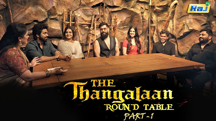 The Thangalaan Roundtable - Part 1 | Chiyaan Vikram | Pa Ranjith | K E Gnanavelraja | G V Prakas