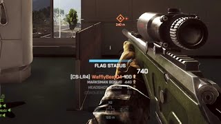 Insane Battlefield 4 Cross-Map Sniper Collateral!