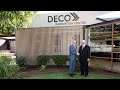 Prime minister opens decos testing laboratory  innovation centre