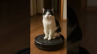 This Cat Rides A Roomba Like A Boss
